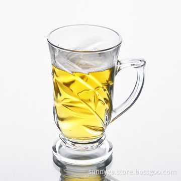 Eco-friendly Wholesale Clear Beer Mug Glass